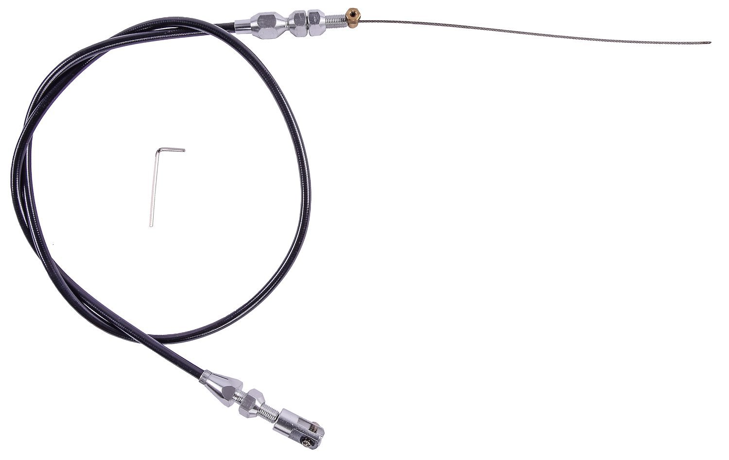 48 in. Universal EFI Throttle Cable [Black]