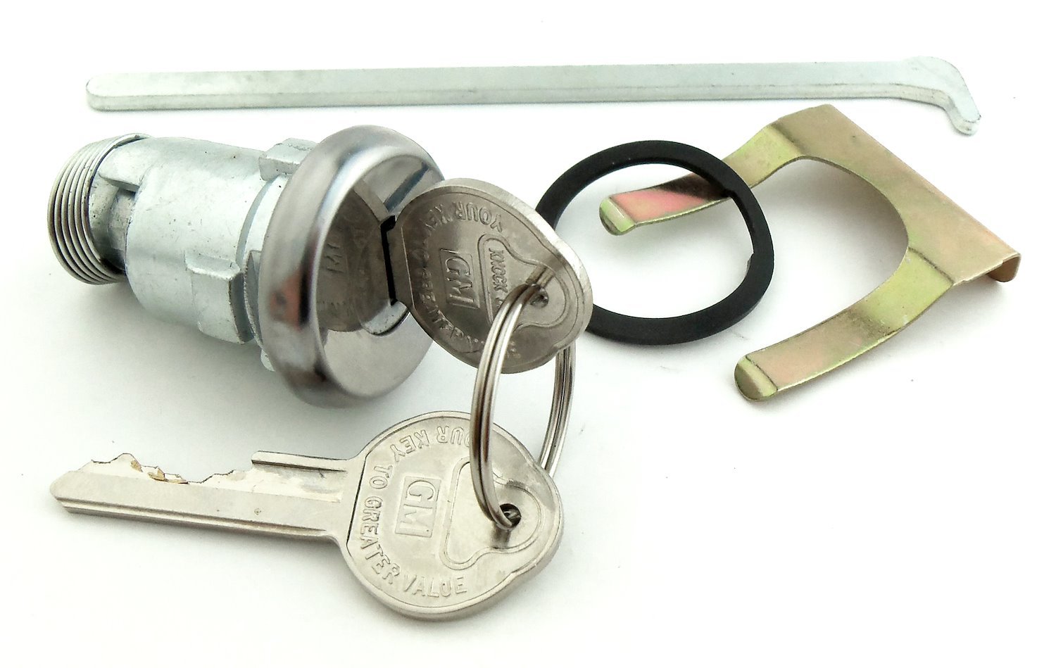 Trunk Lock Set Fits Select 1958-1988 GM Models [Original Pearhead Keys]