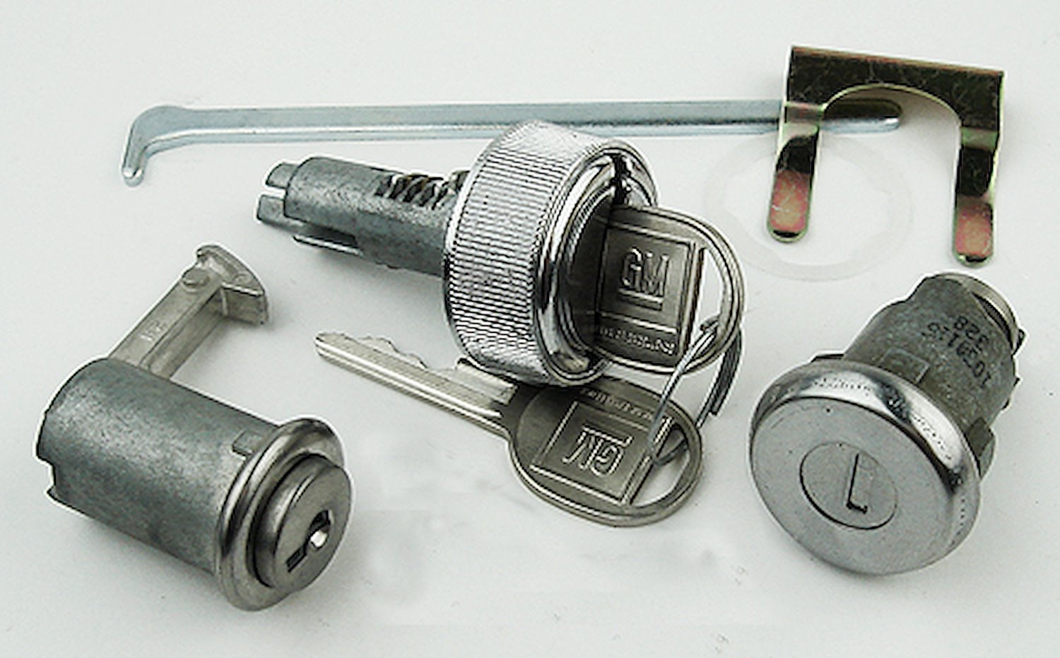 Trunk, Glovebox & Console Lock Set for 1970-1972 Oldsmobile Cutlass, 442 [Oval Style GM Keys]