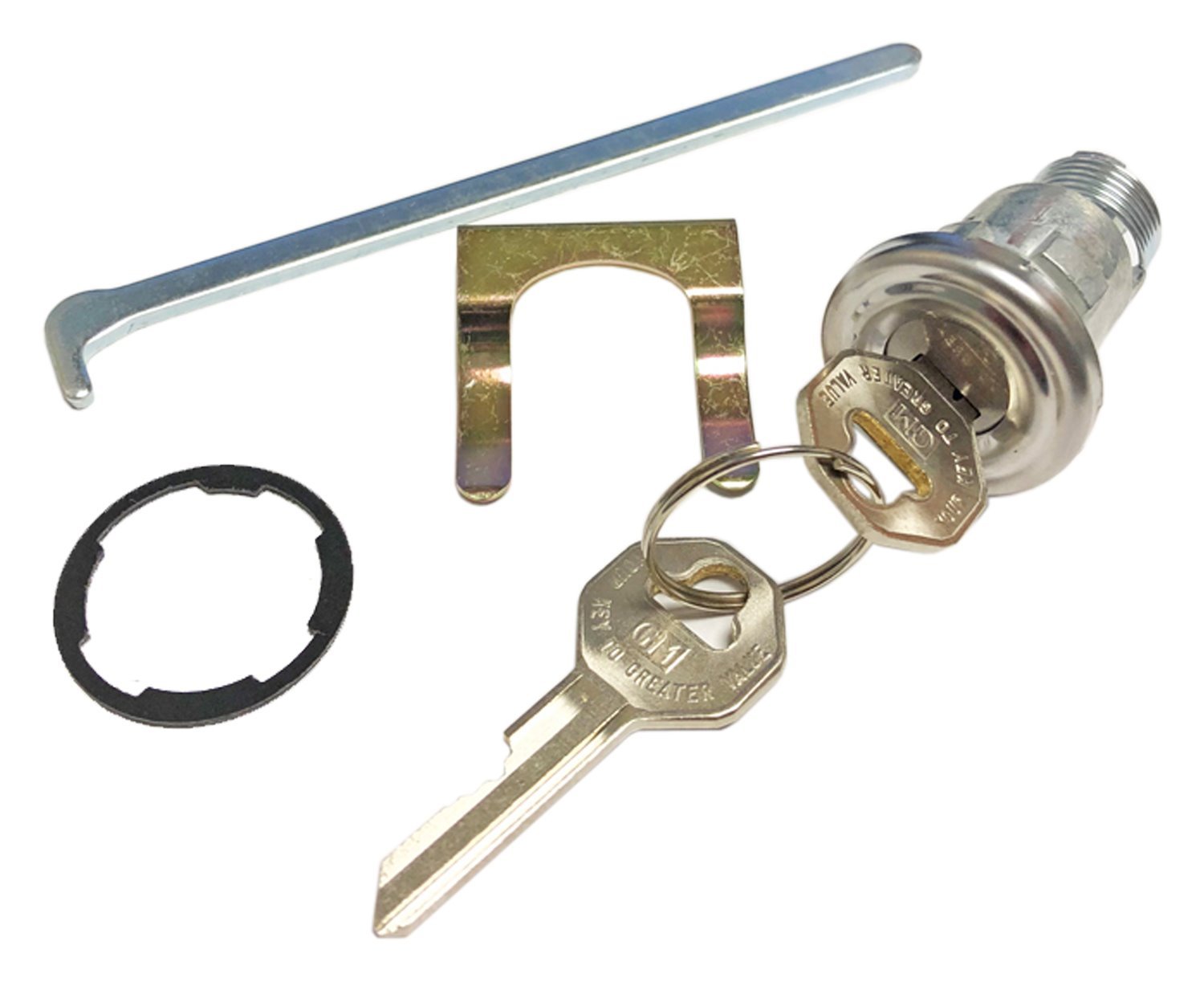 Trunk Lock Set Fits Select 1953-1968 GM Models [Original Octagon Keys]