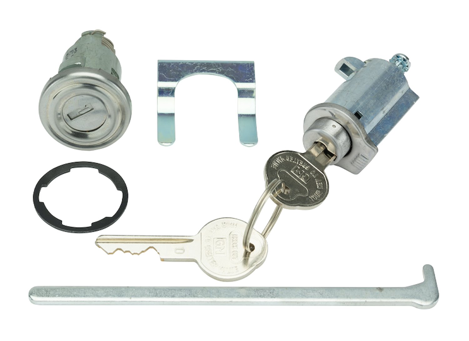 Trunk & Glovebox Lock Set Fits Select 1955-1957 GM Models [Original Pearhead Keys]