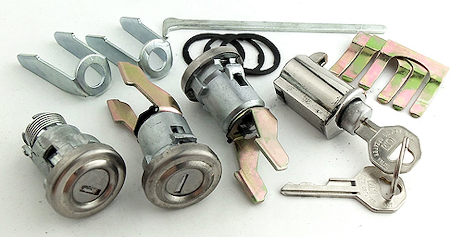 Door, Trunk & Glovebox Lock Set Fits Select 1955-1957 GM Models [Original Octagon Keys]