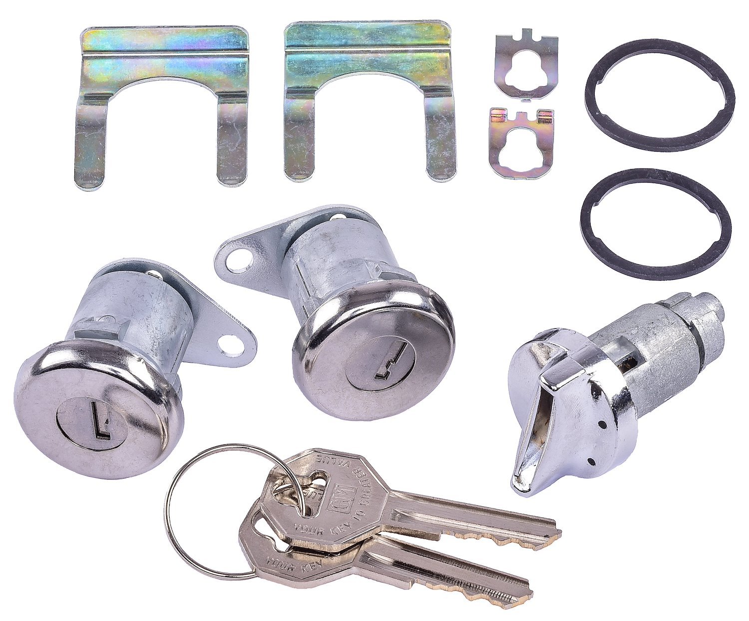 Ignition & Door Lock Set Fits Select 1959-1964 GM Models [Original Octagon Keys]
