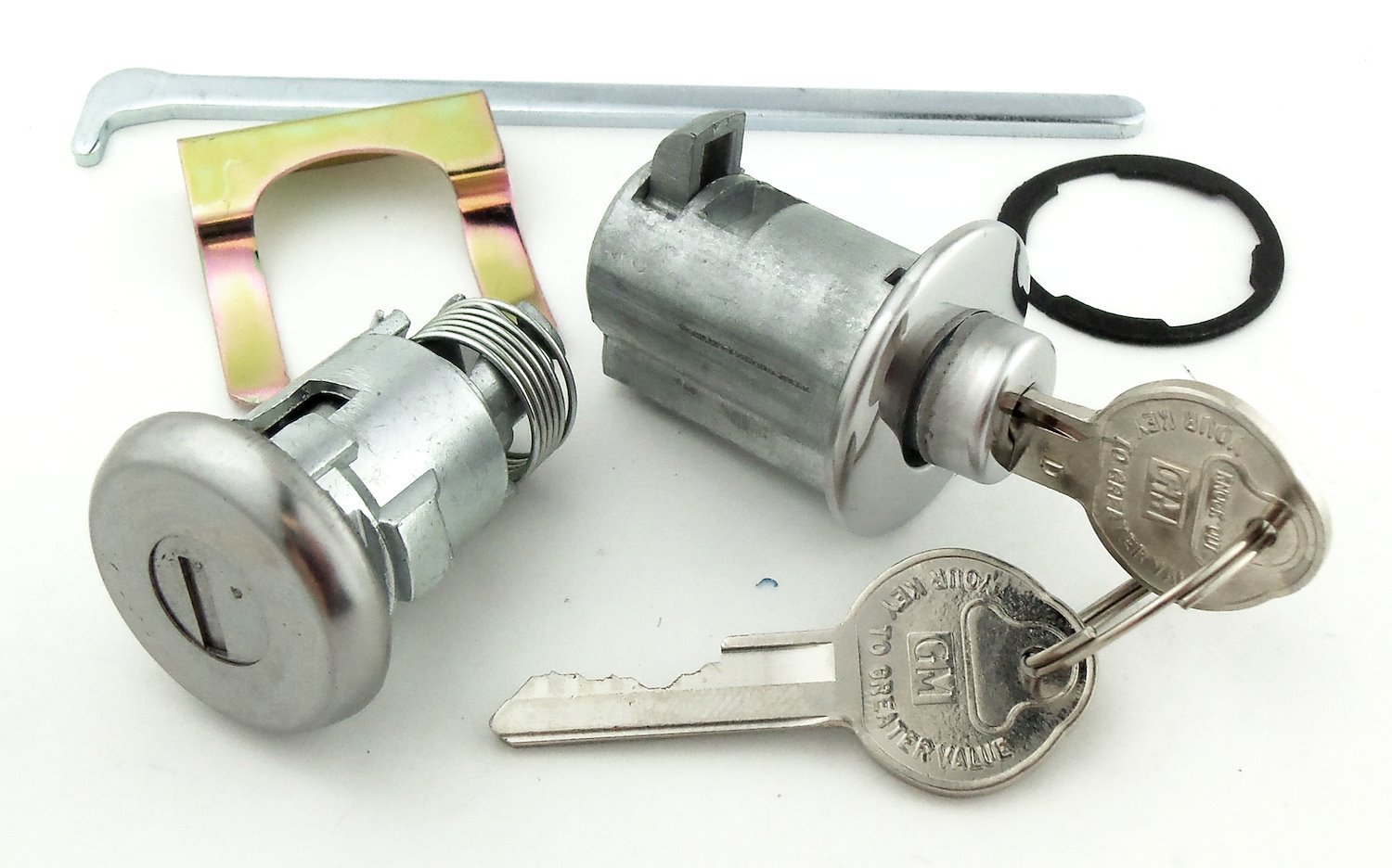 Trunk & Glovebox Lock Set for 1958-1963 Chevrolet Chevelle, El Camino [Original Pearhead Keys]