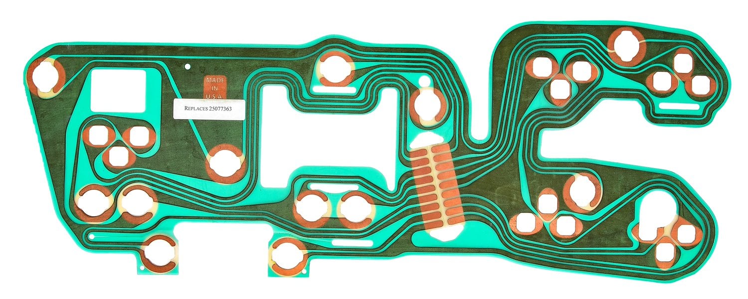 OEM-Style Instrument Panel Printed Circuit Board 1984-1987 GMC Truck [For Models With Gauges & Without Tachometer, A/C]