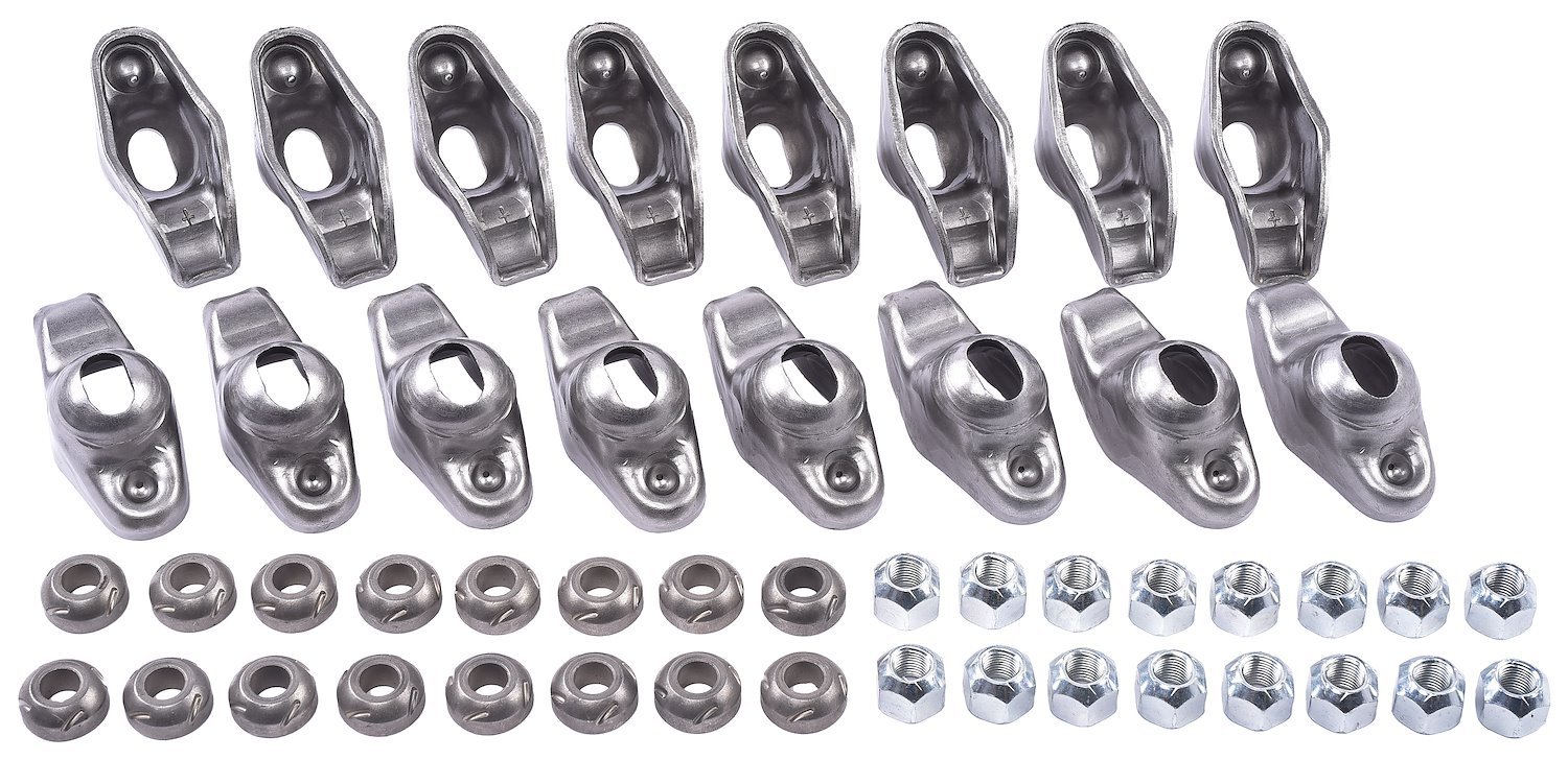 Stamped Steel Rocker Arms for 1955-1986 Small Block Chevy [Set of 16]