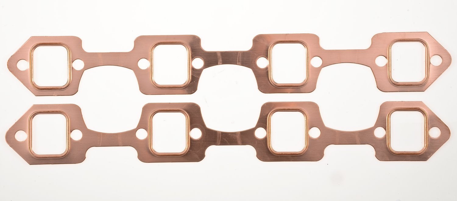 Copper Exhaust Gaskets Ford 289-302-351W [Rectangular port]