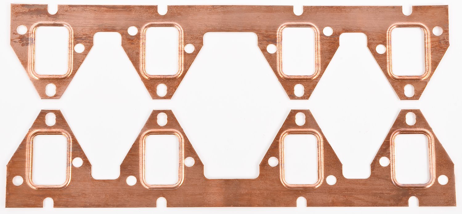 Copper Exhaust Gaskets Ford FE 352-390 [Rectangular Port]