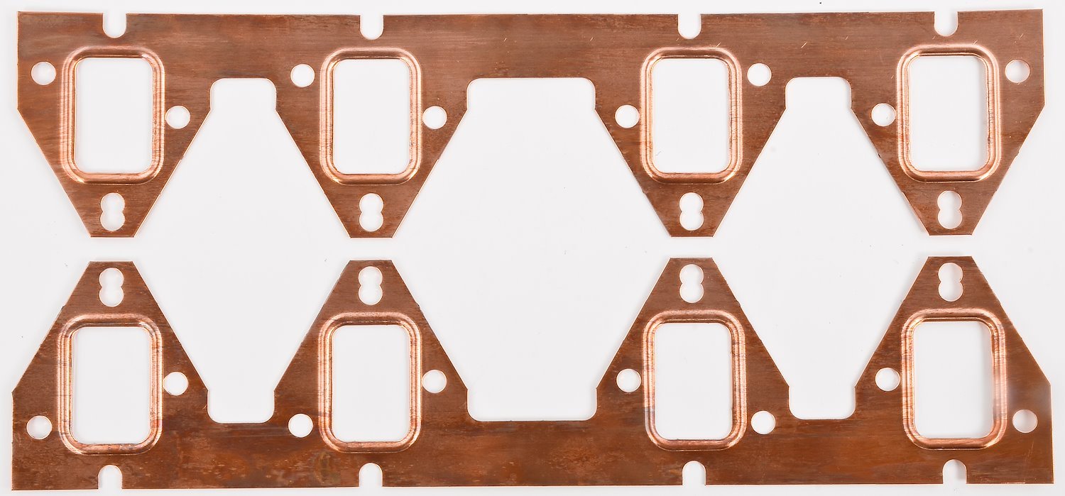 Copper Exhaust Gaskets Ford FE 390-428 [Rectangular Port]