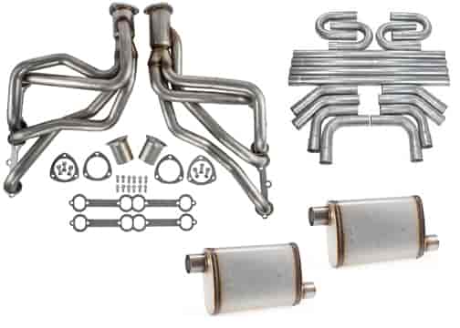 Stainless Steel Headers and Exhaust Kit for 1973-1991