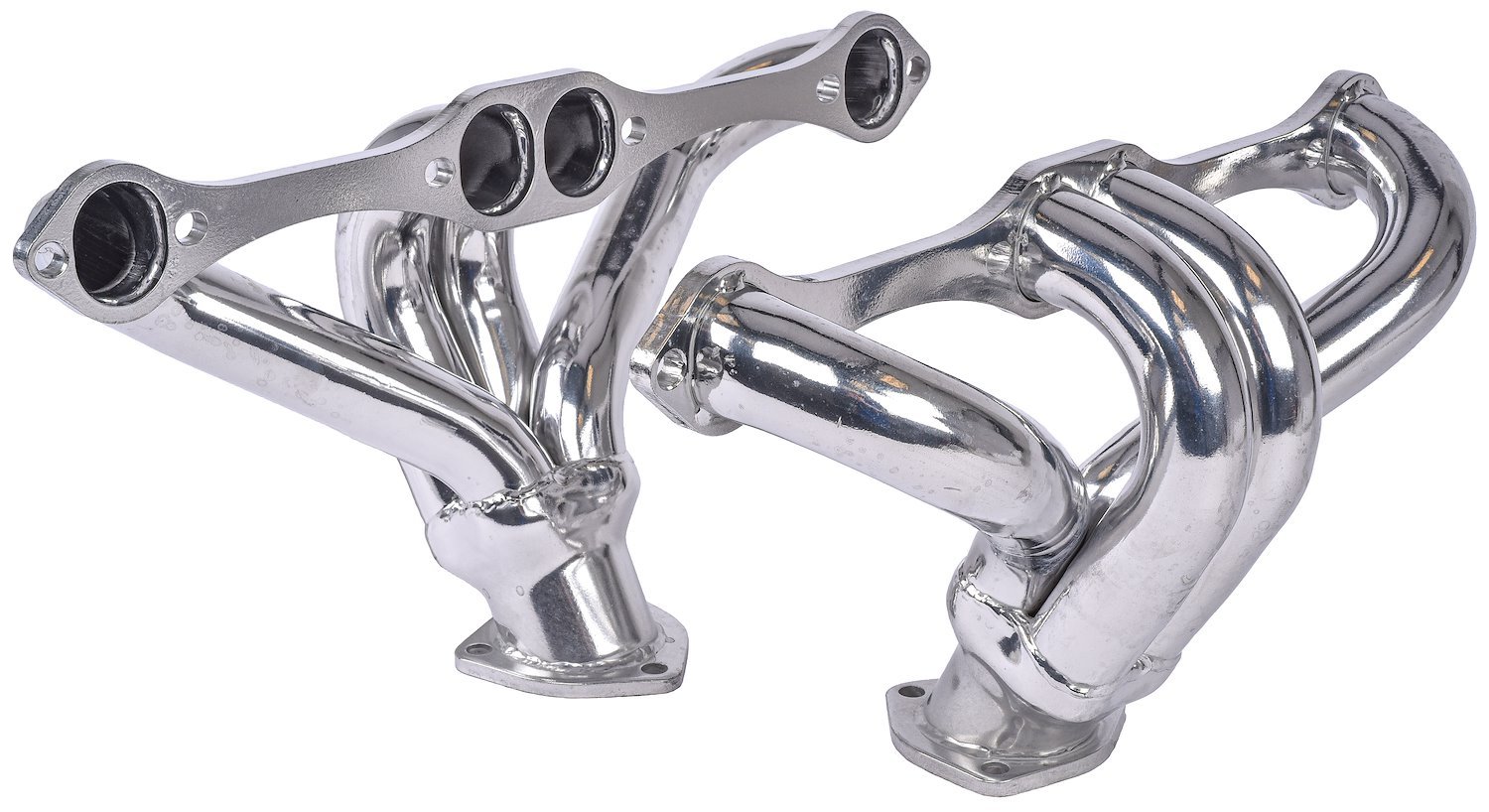 except engine-centered Crossmembers JEGS 300555 Ceramic Coated Block Hugger Headers For Front 
