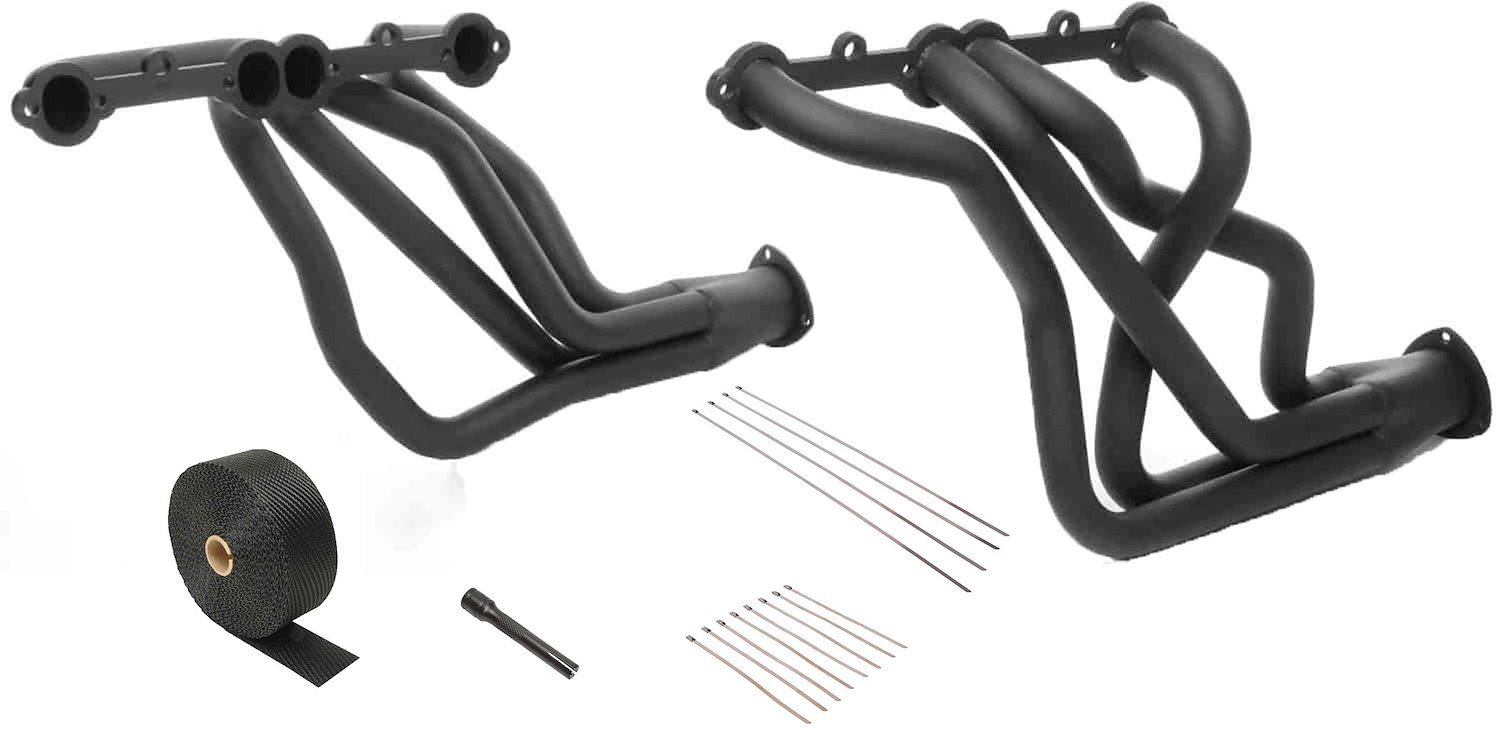 Long Tube Headers and Header Wrap Kit for 1978-1987 GM G-Body [Small Block Chevy 265-400 ci]