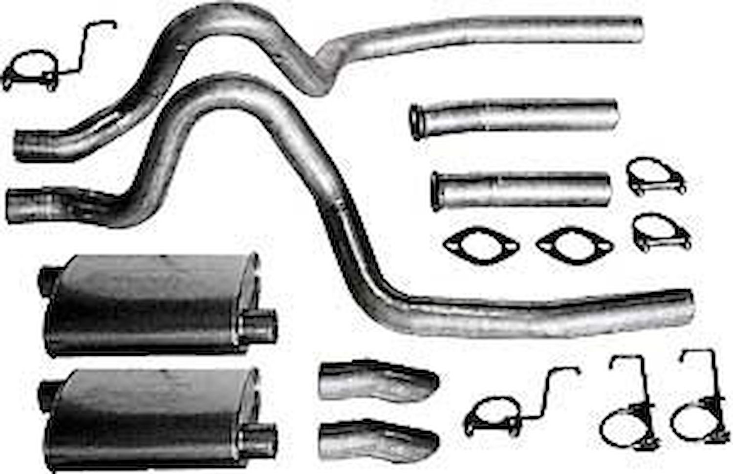 Cat-Back Exhaust System for 1987-1993 Mustang LX/GT 5.0L and 1993 Cobra