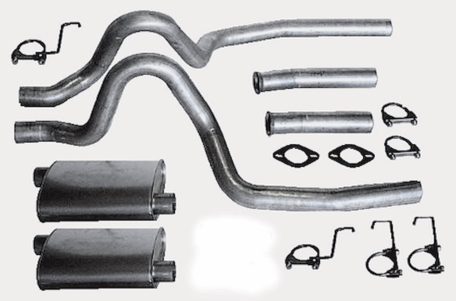 Cat-Back Exhaust System 1999-2004 Mustang GT 4.6L, Will Not Fit Cobra