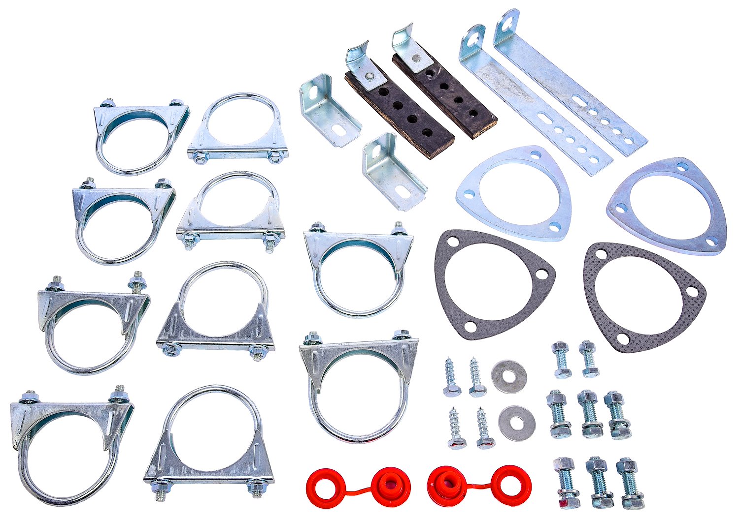 Replacement Hardware Kit [1973-1977 GM A-Body, Header-Back Dual 2 1/2 in. Exhaust Kit (555-30542)]