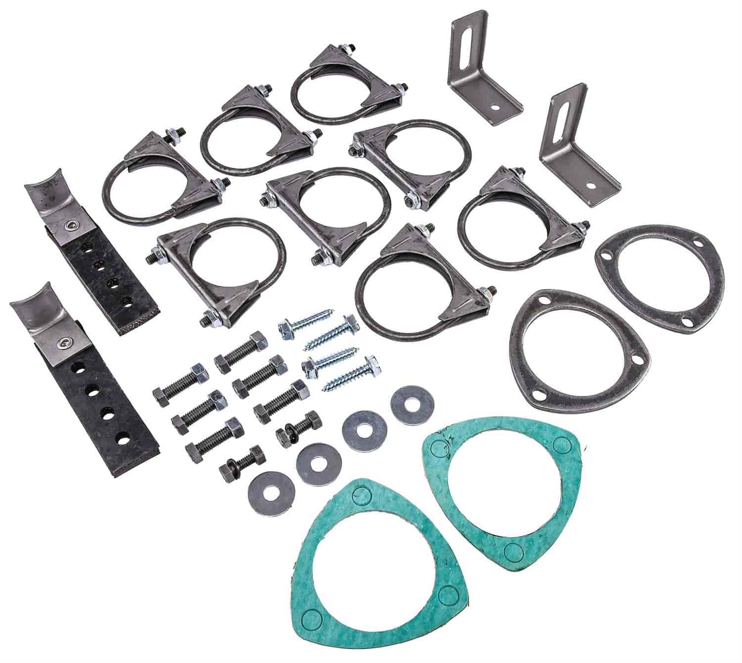 Replacement Hardware Kit [1964-1973 Ford Mustang, Header-Back Dual 2 1/2 in. Exhaust Kit (555-30553)]