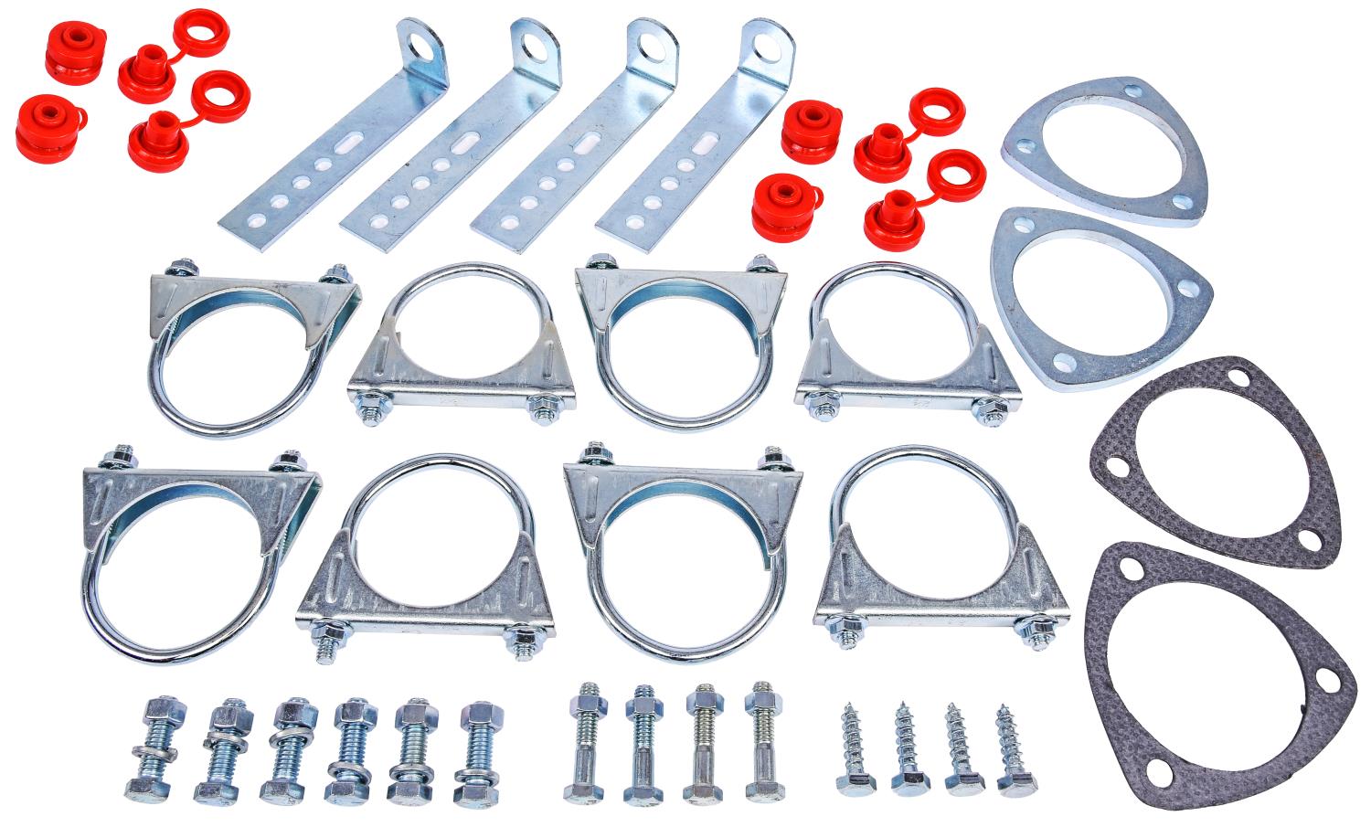 Replacement Hardware Kit [1978-1988 GM G-Body, Header-Back Dual 2 1/2 in. Exhaust Kit (555-30556)]