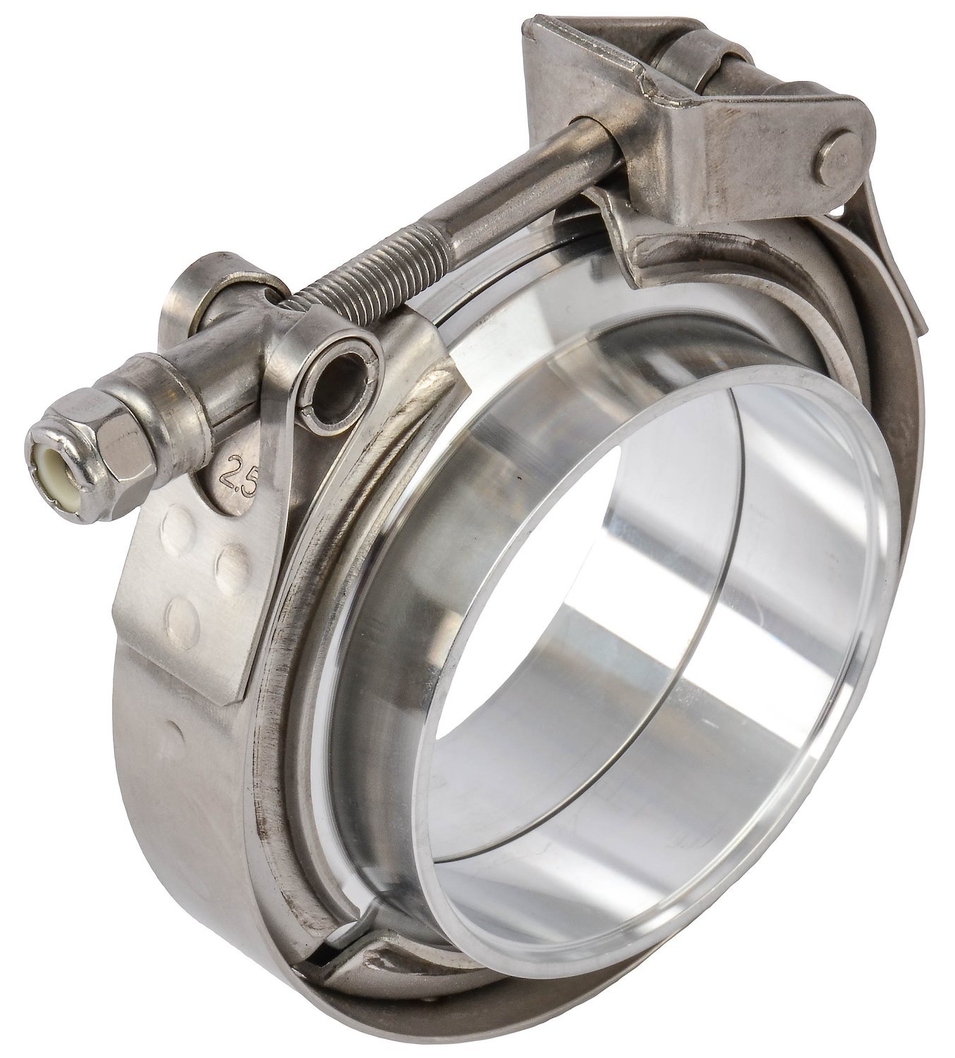 Stainless Steel Quick Release V-Band Clamp & Aluminum Flanges 2.500 in.