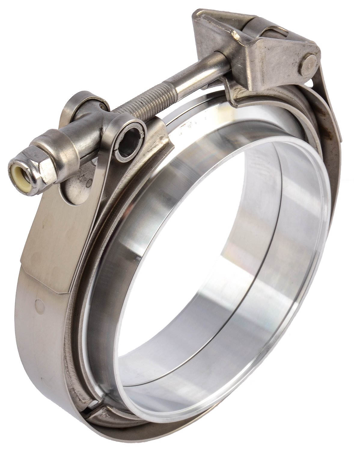 Stainless Steel Quick Release V-Band Clamp & Aluminum Flanges 4 in.