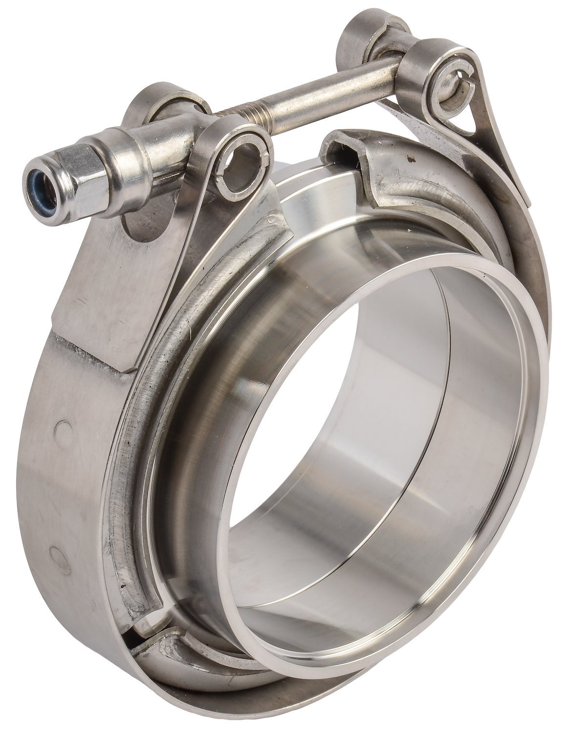 Universal Use for 3 Outer Diameter Tube 3.0 Inches ID Stainless Steel V-Band Clamp with Aluminum Flange Kit 10 mm Lock Bolt 