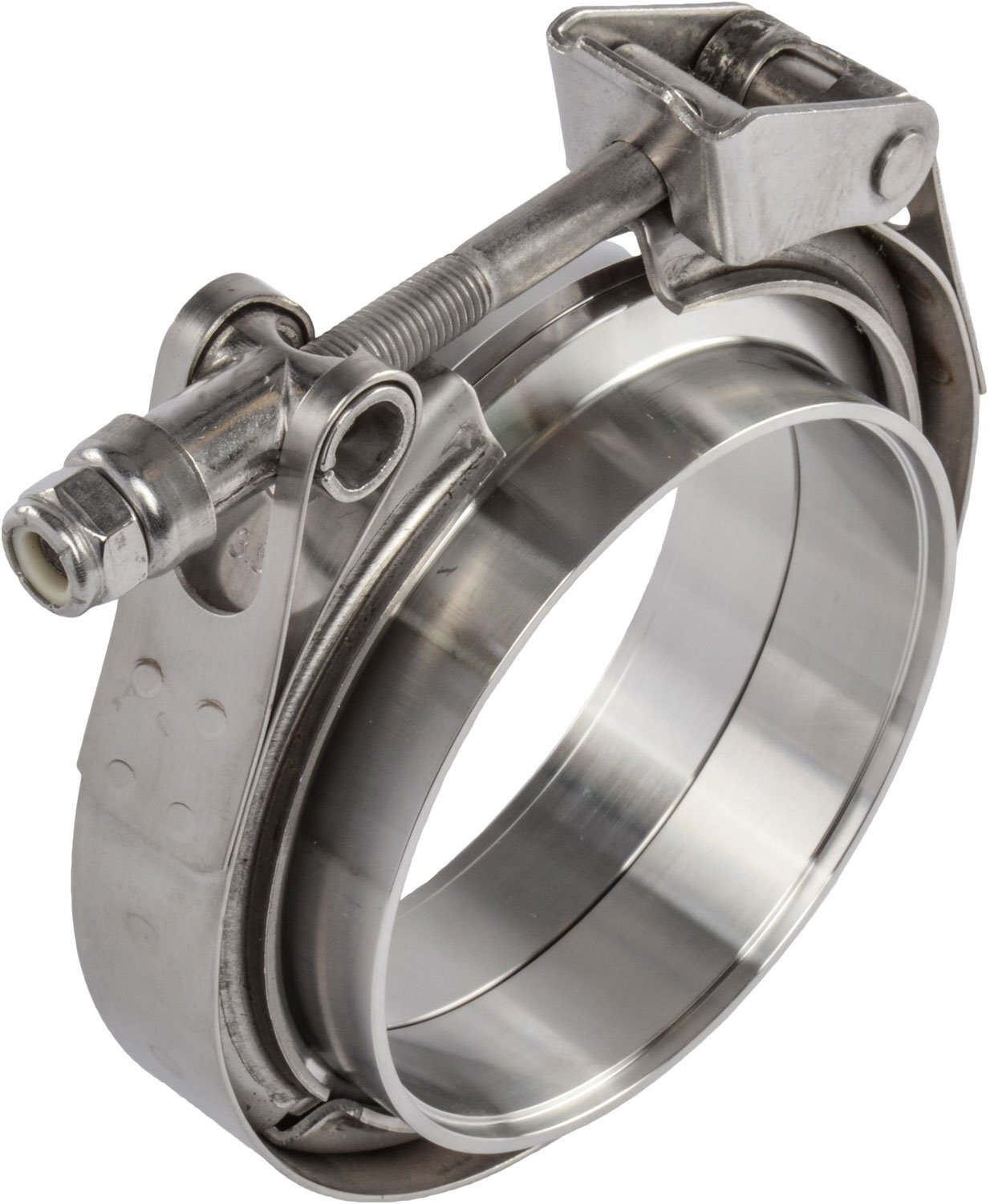 Stainless Steel Quick Release V-Band Clamp & Flanges 3.500 in.