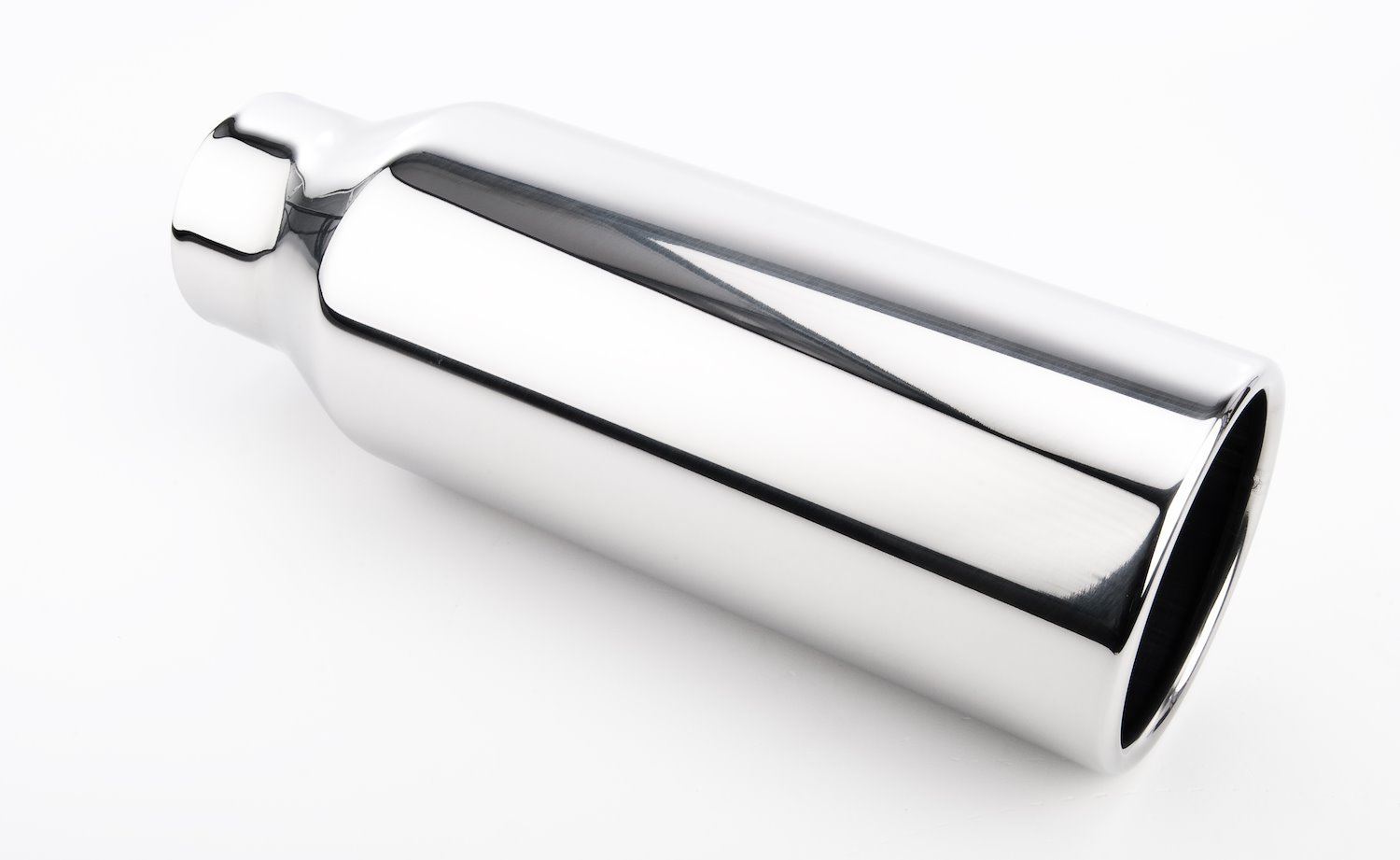 Stainless Exhaust Tip Overall Length: 10 in. Weld-On