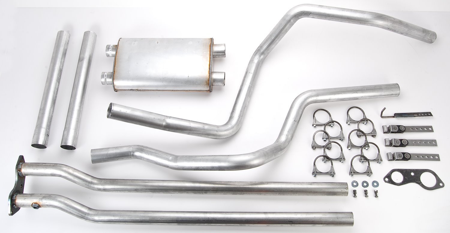 Cat-Back 2.5 in. Dual Exhaust System for 1996-1999 GM Full-Size Truck 2WD/4WD 5.7L