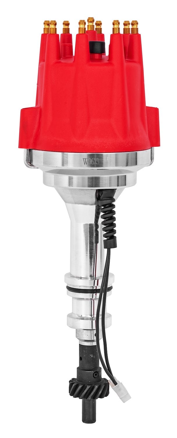 SSR-II Pro Series Distributor w/Mechanical Advance for Ford 351C/351M/400M V8 & Ford Big Block 429, 460 V8 Engines [Red Cap]