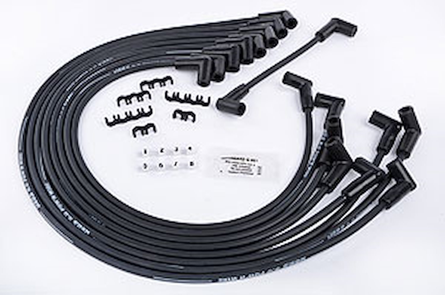 8.0mm Black Pow'r Wires 1985-1995 Small Block Chevy Truck 5.0L/5.7L