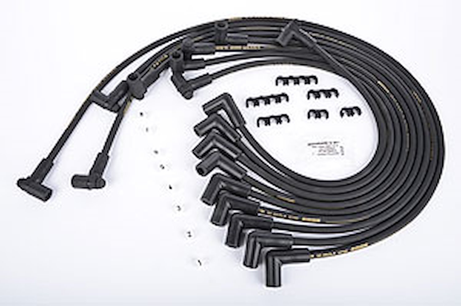8.5mm Black Ultra Pow'r Wires Small Block Chevy Under Headers