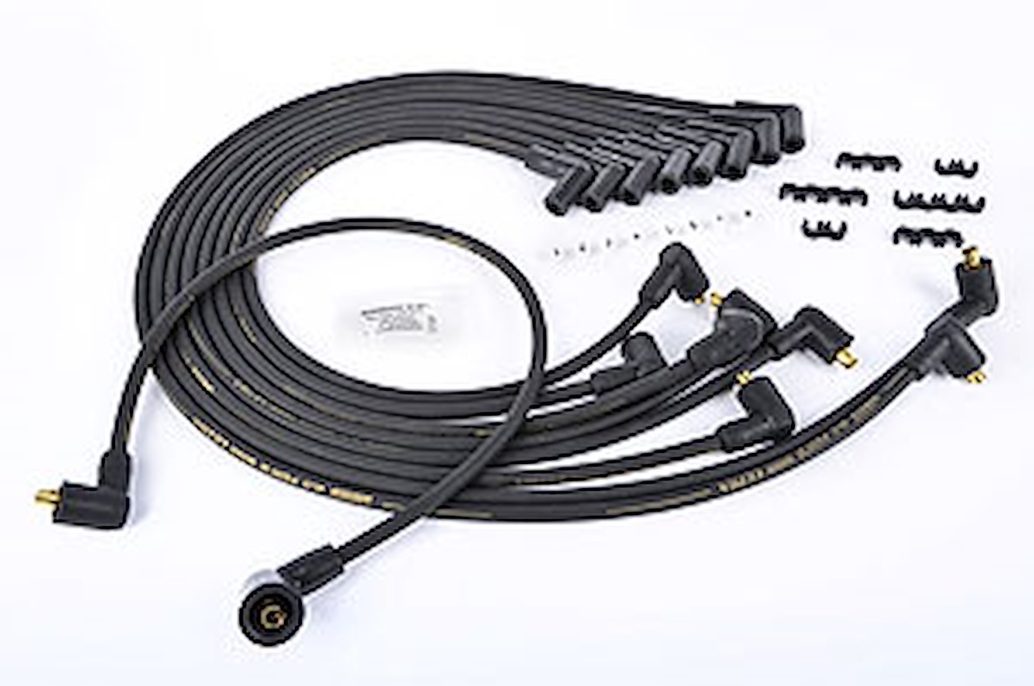 8.5mm Black Ultra Pow'r Wires for Big Block Chevy Under Headers