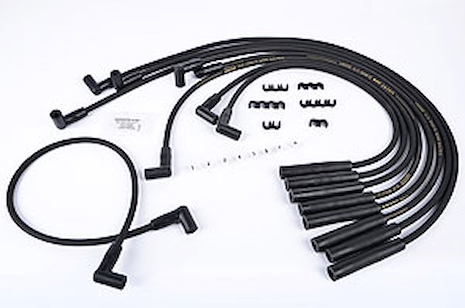 8.5mm Black Ultra Pow'r Wires for Small Block Ford 302 with HEI Cap