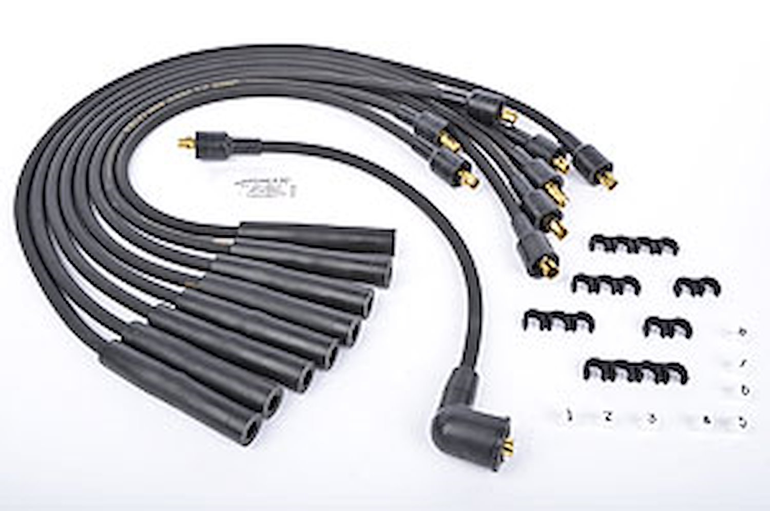 8.5mm Black Ultra Pow'r Wires for Small Block Mopar 318, 340, 360 Car, Truck