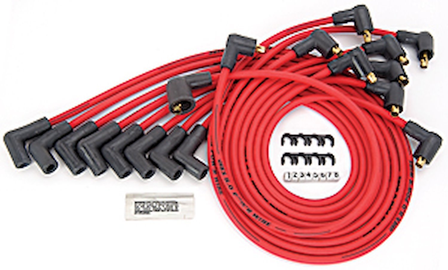 8.0mm Red Hot Pow'r Wires Small Block Chevy