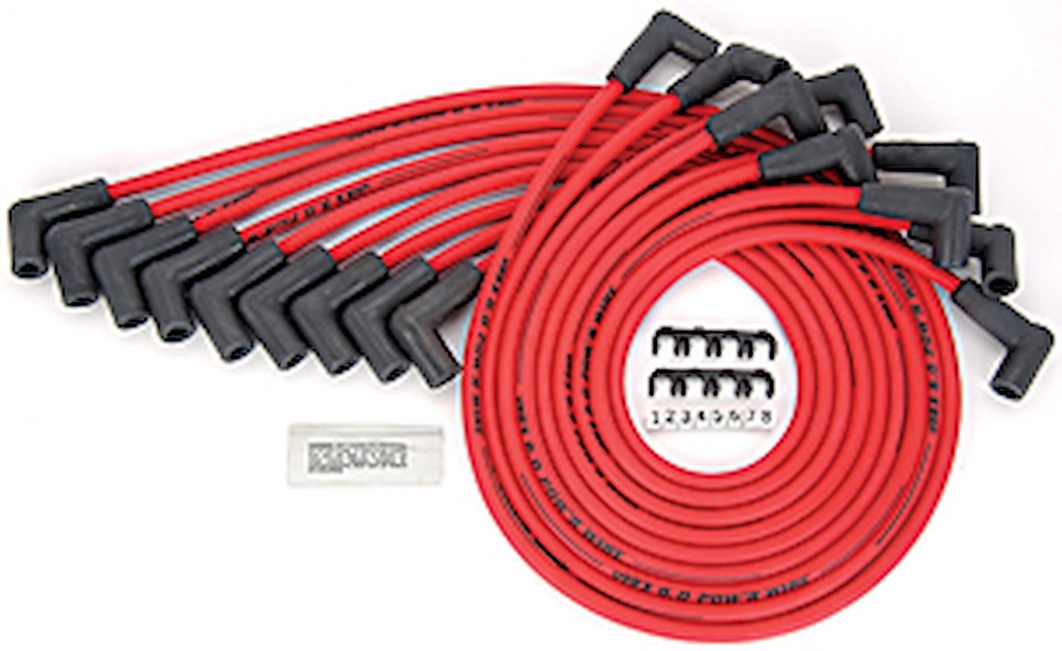 8.0mm Red Hot Pow'r Wires 1985-1995 Small Block Chevy Truck 5.0L/5.7L