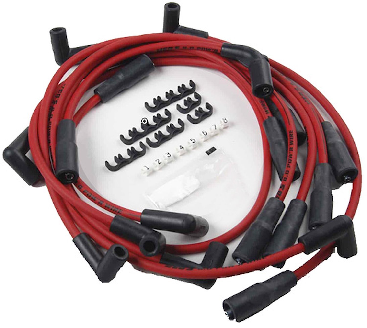 8.0mm Red Hot Pow'r Wires 1996-2000 Small Block