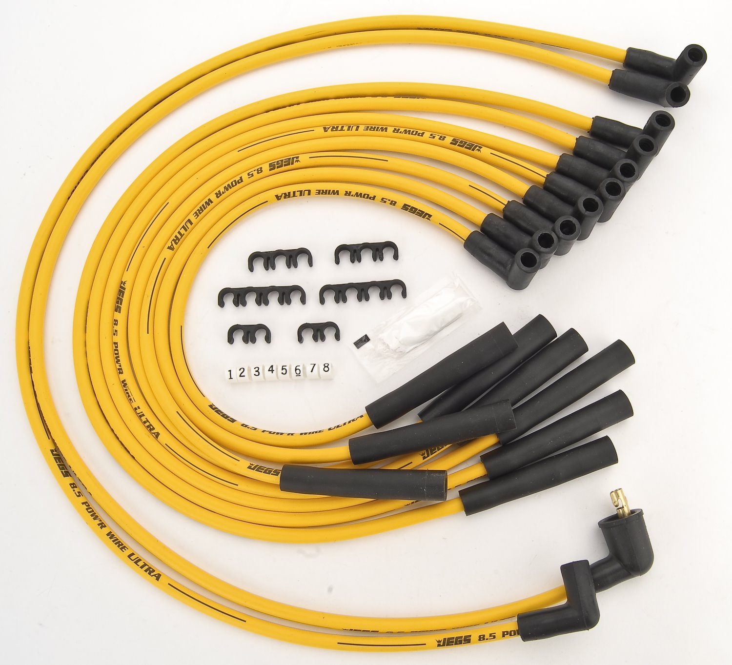 8.5mm Yellow Ultra Pow'r Wires 1994-2000 Dodge Ram 5.2L/5.9L