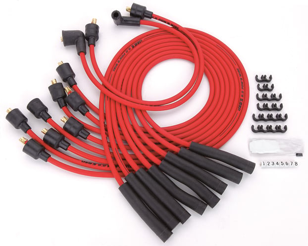 8.0mm Red Hot Pow'r Wires 1967-1991 All AMC/Jeep V8