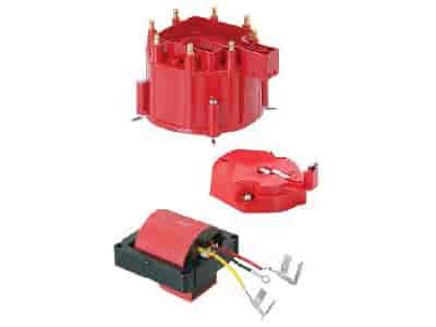 Distributor Cap, Rotor, and Coil Kit 1974-90 GM HEI