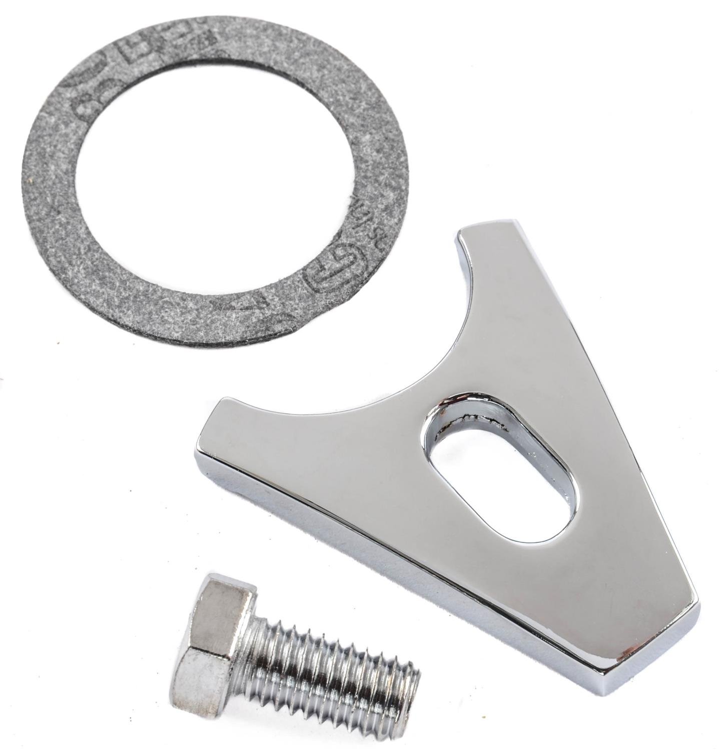 Chrome Distributor Hold-Down for Small Block, Big Block