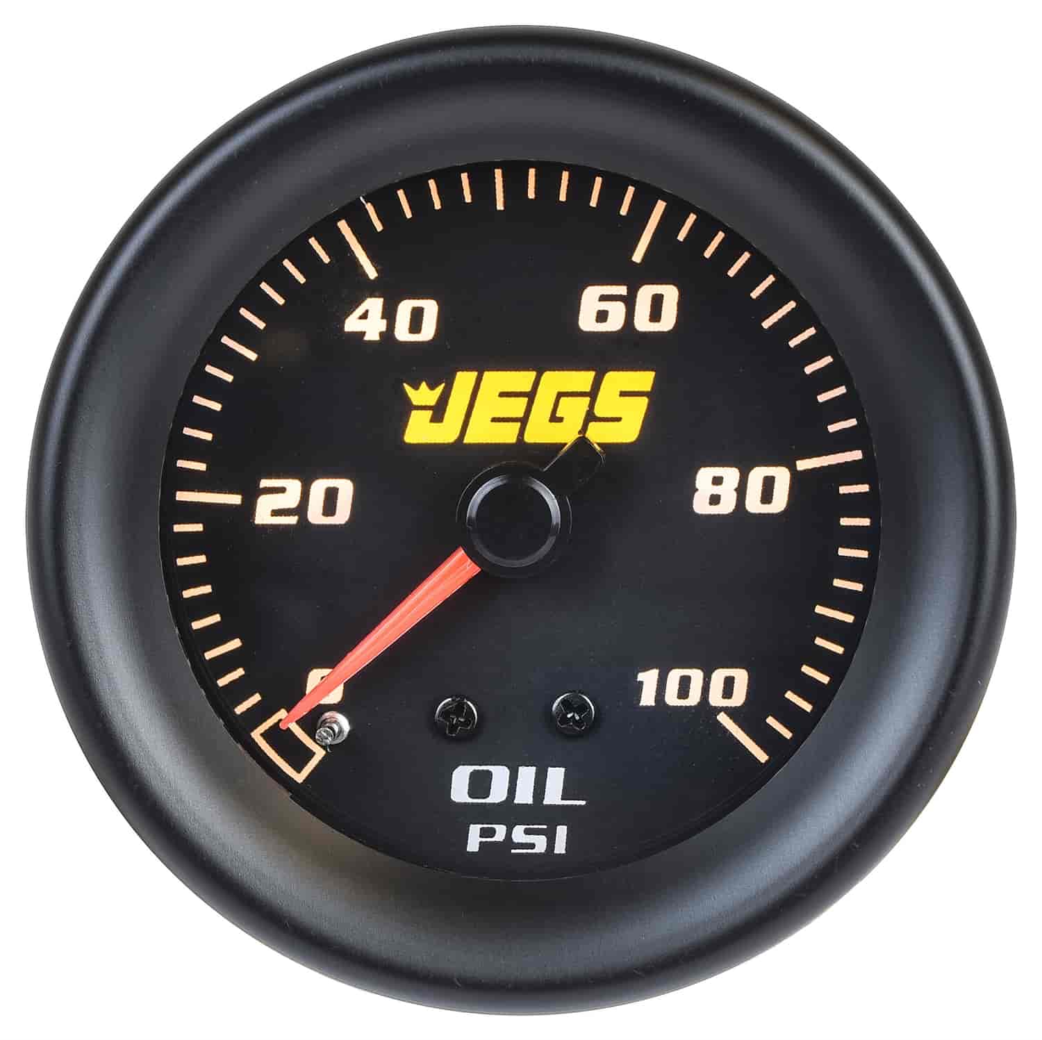 Oil Pressure Gauge [2 1/16 in. Mechanical, 0-100PSI with Black Face]