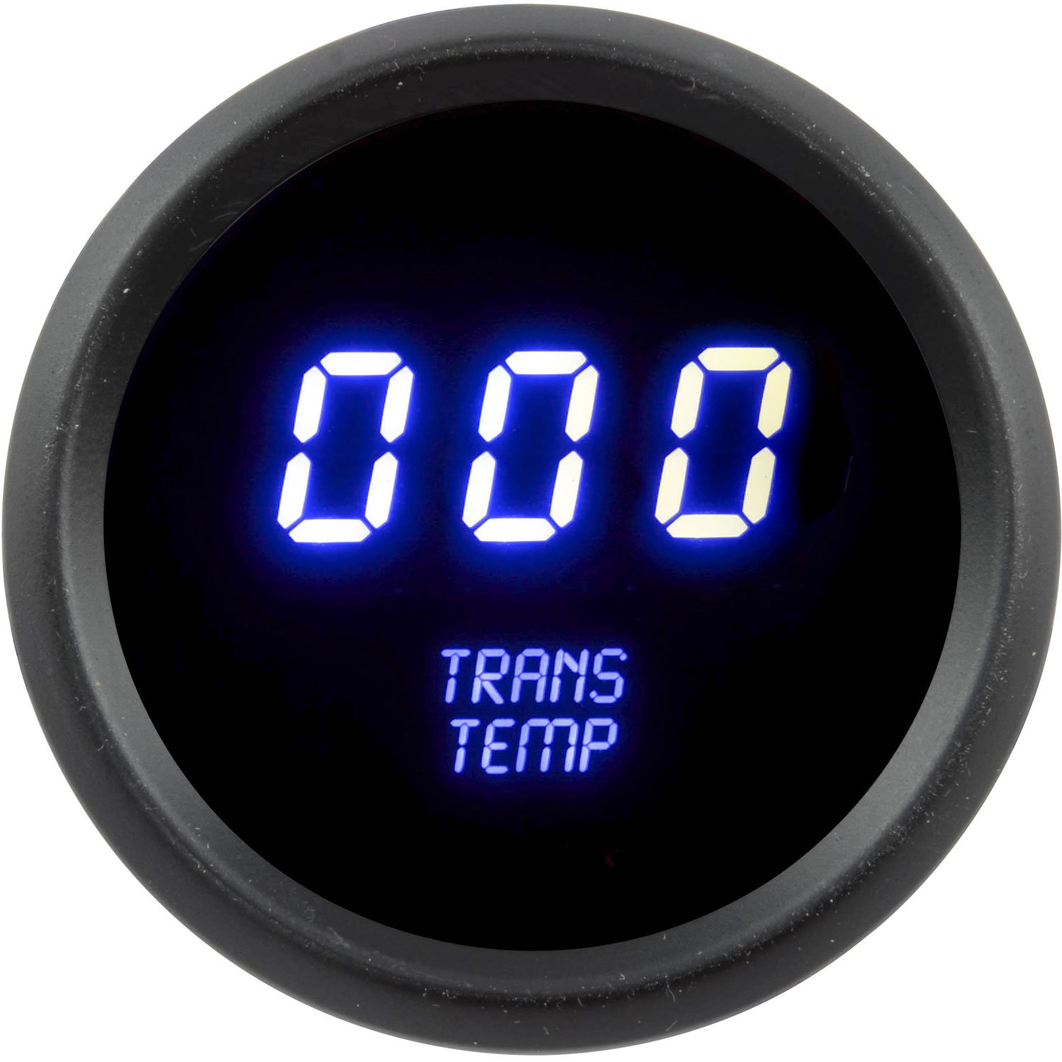 Transmission Temperature Gauge LED Digital [Black Bezel, Black Face, Blue Numbers]