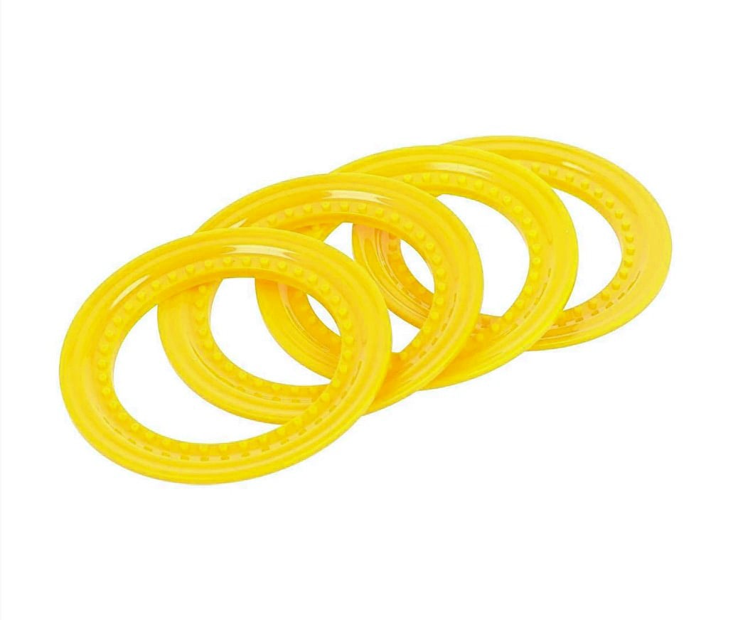 Beadlock Rings (Yellow) [Fits Torch & Hooligan Monster Trucks]