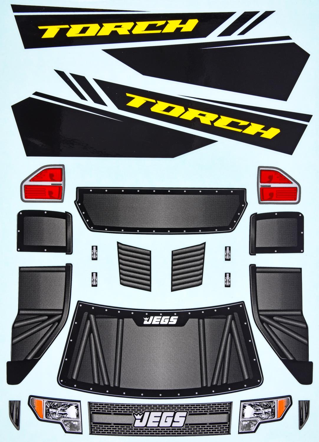 Torch Body Decal Set