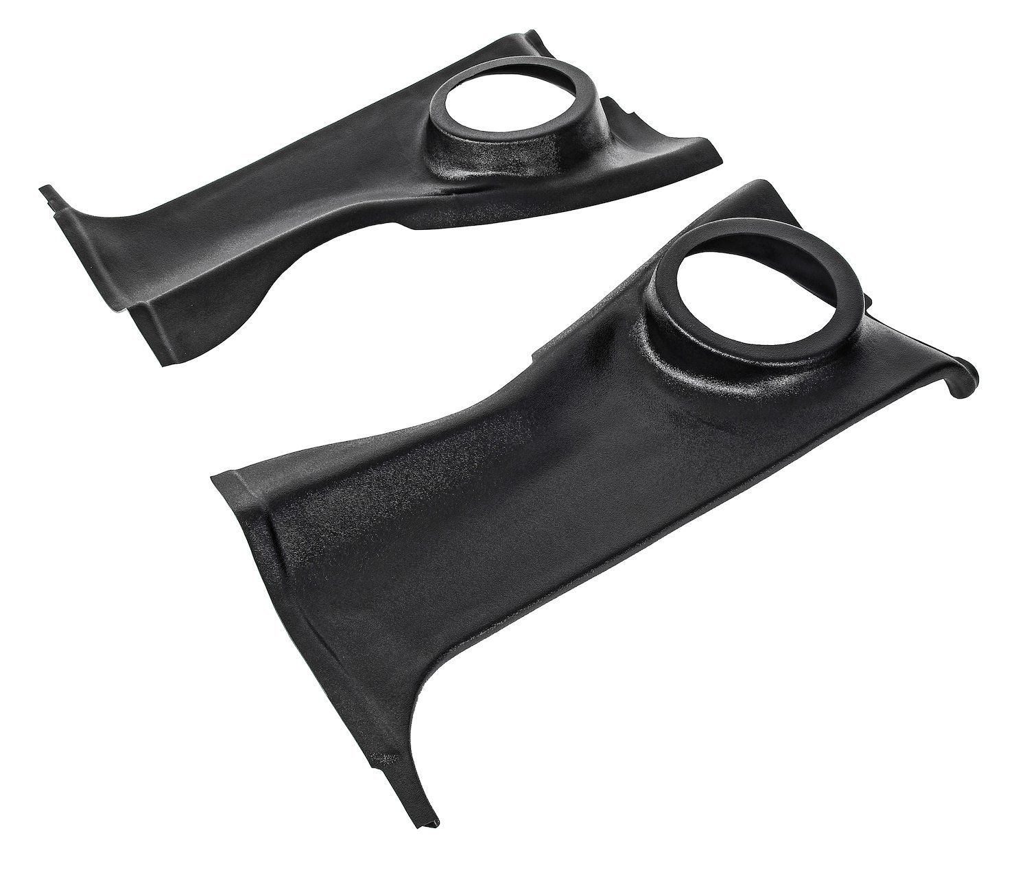 Rear Kick Panels for 1968-1972 Chevrolet El Camino [Cutouts for 6 1/2 in. Round Speakers]