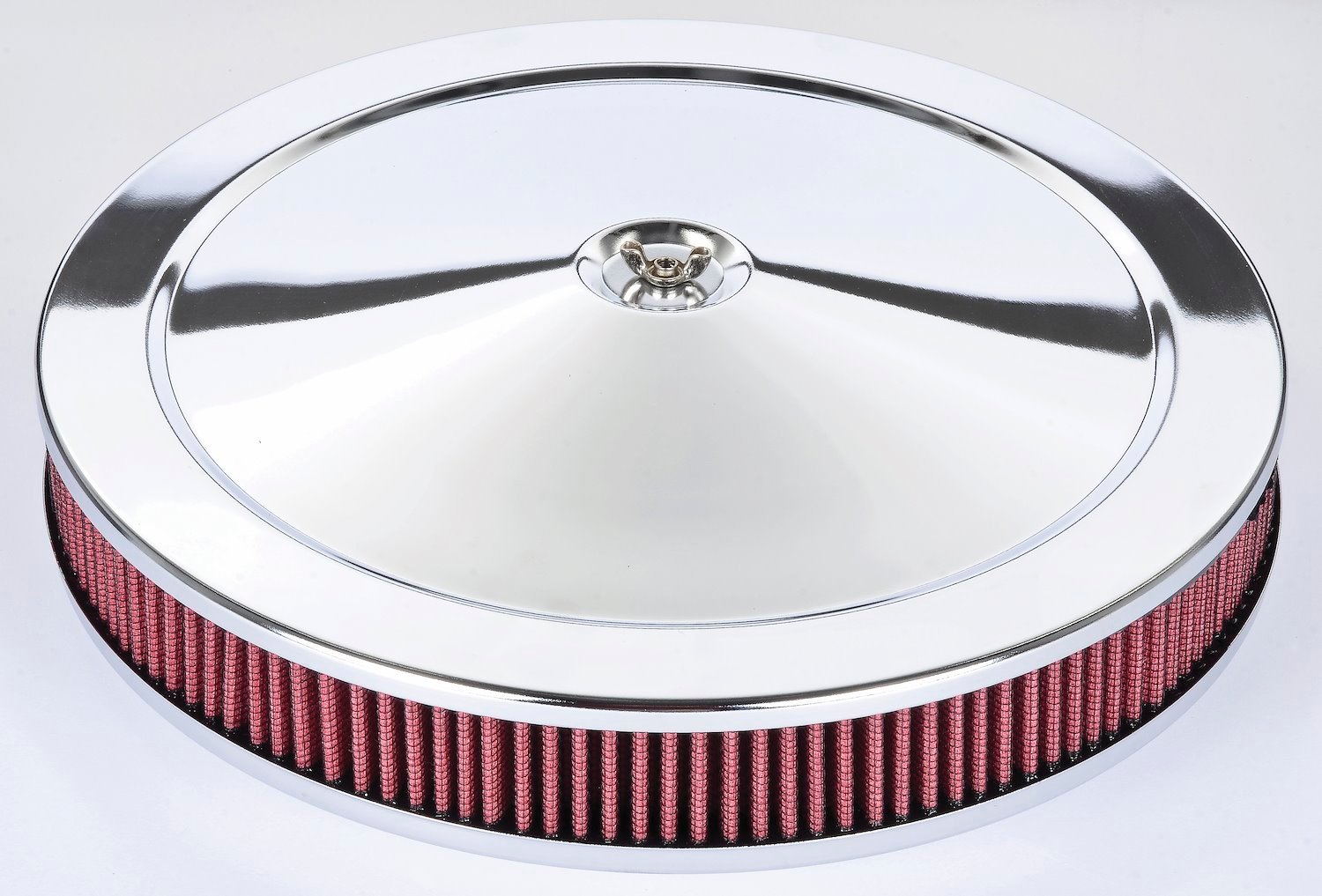 Air Cleaner with Smooth Top 14 in. x 2 in. [Chrome-Plated]