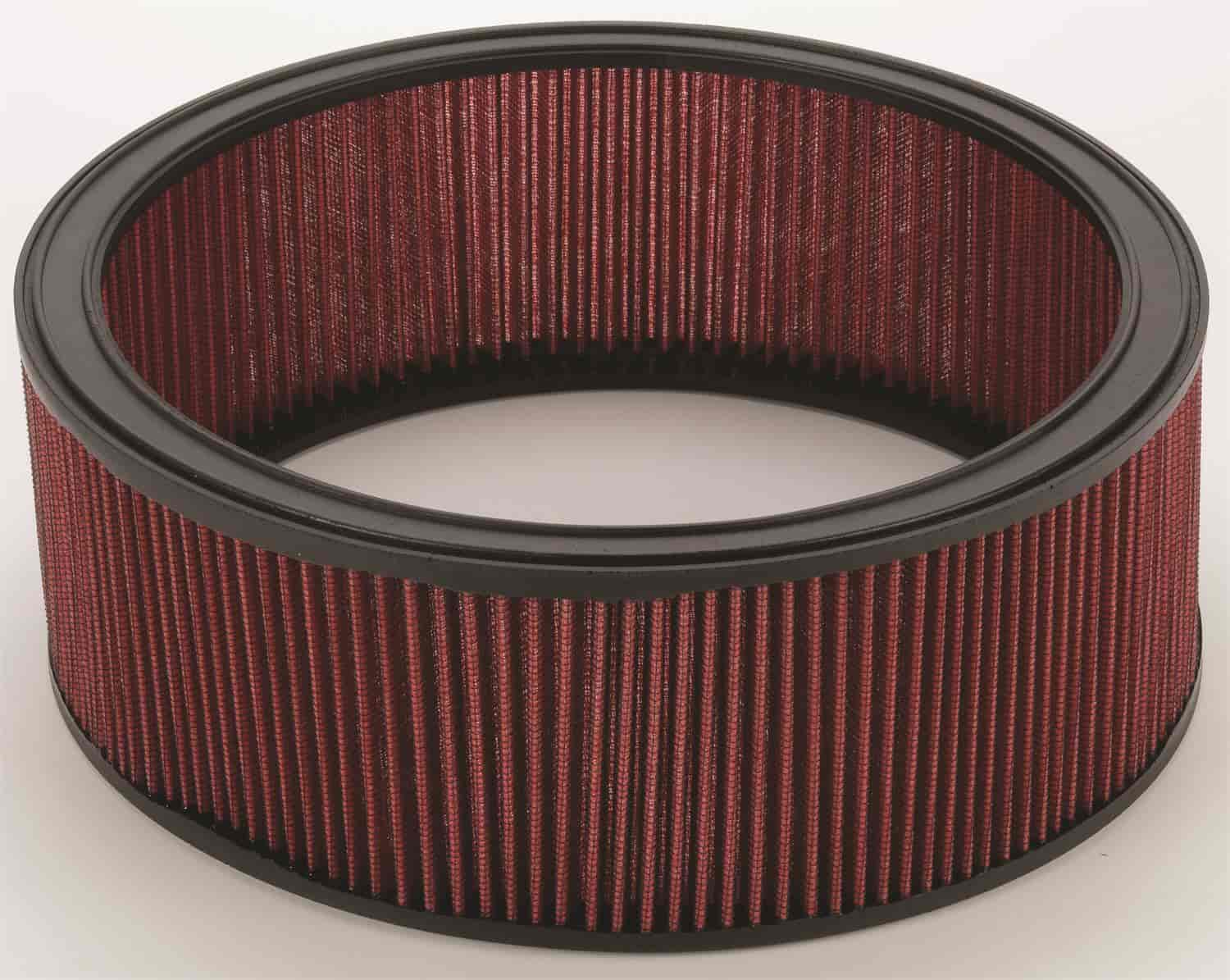 Cotton Air Filter Element [14 in. x 5 in. Red]