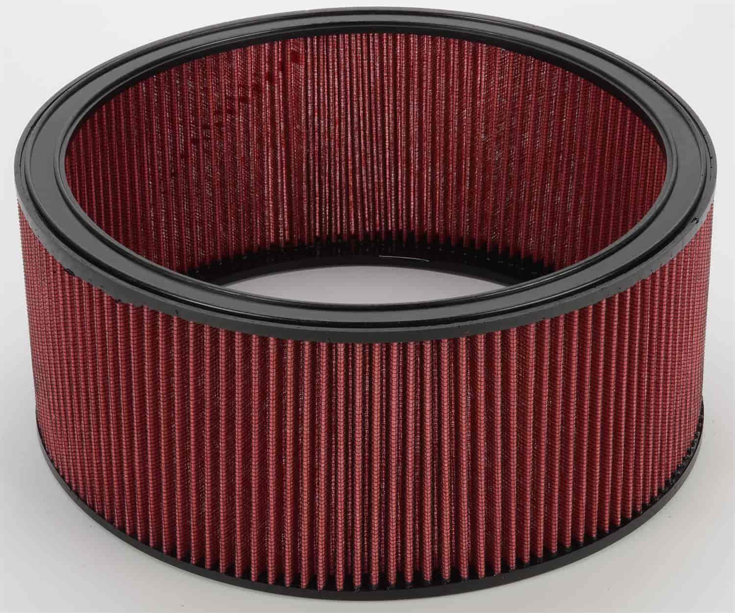 Cotton Air Filter Element [14 in. x 6 in. Red]