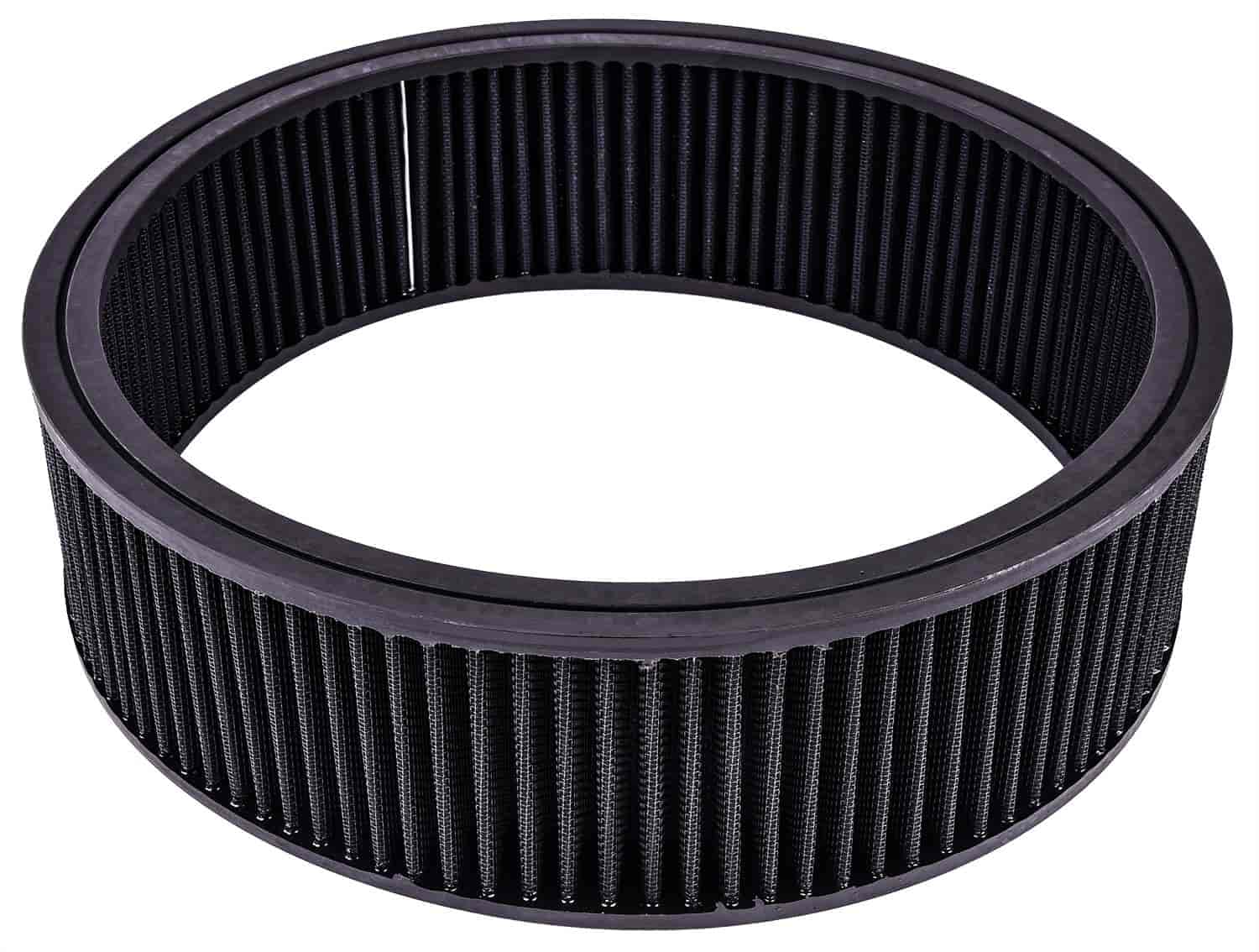 Cotton Air Filter Element [14 in. x 4 in. Black]