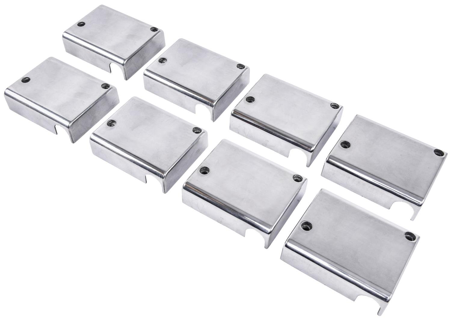 Aluminum Ignition Coil Cover Set for 5.7L, 6.1L, 6.4L Gen III Hemi Engines [Polished Finish]